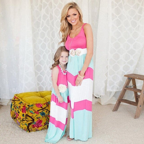 Mother & Daughter Family Matching Dress Set