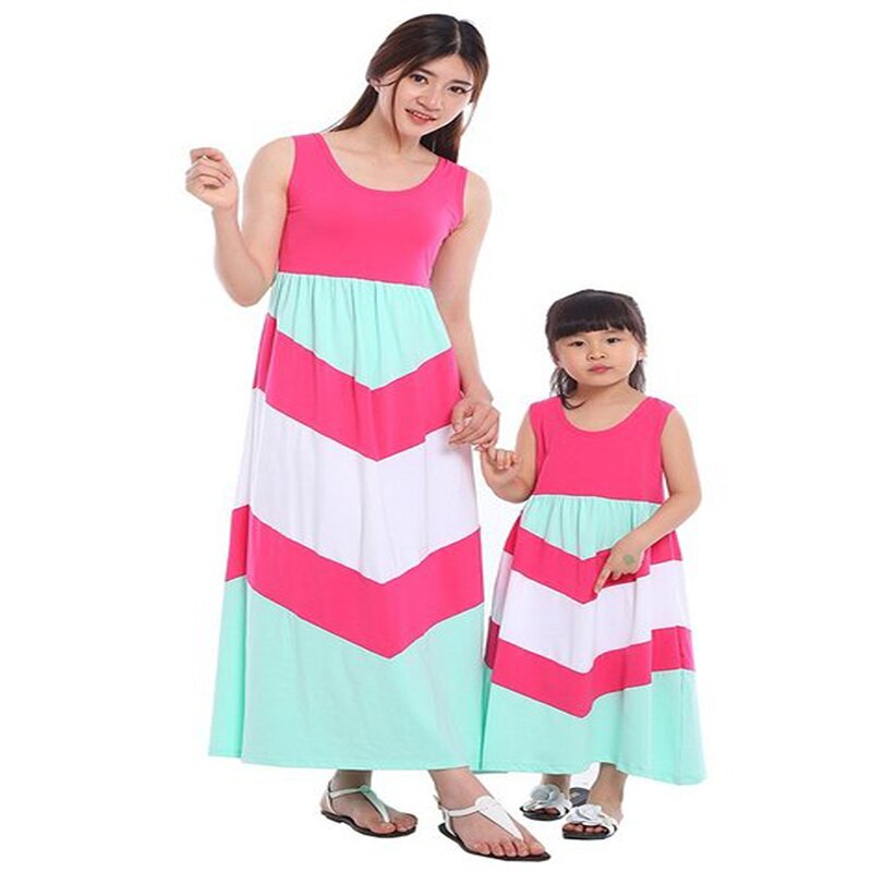 Mother & Daughter Family Matching Dress Set