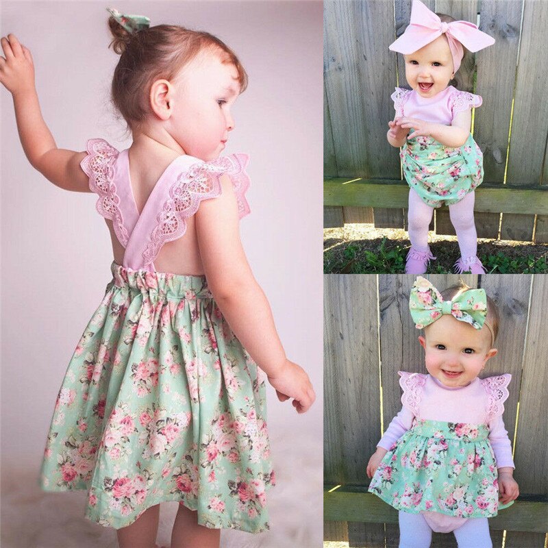 Baby & Toddler Girls Lace Romper – Elegant One-Piece