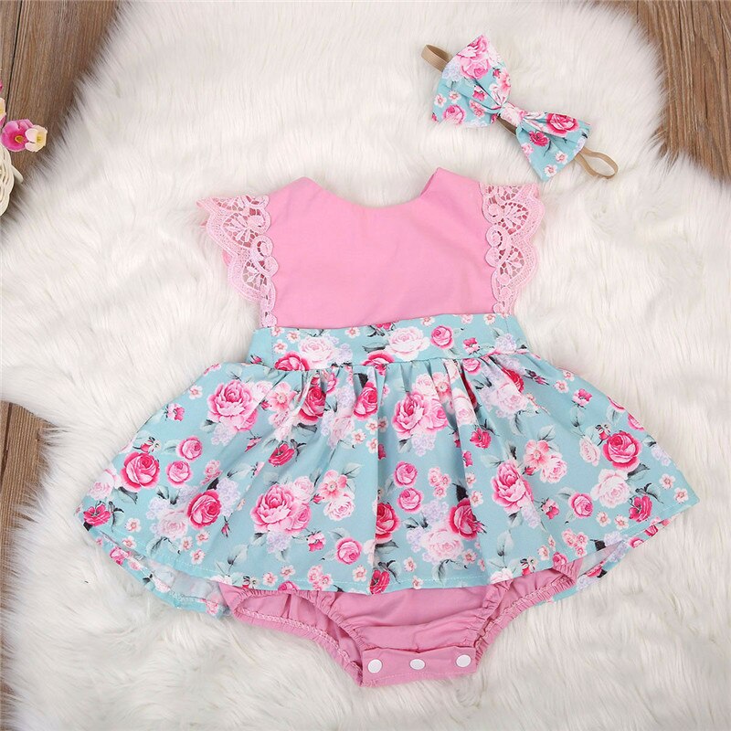 Baby & Toddler Girls Lace Romper – Elegant One-Piece