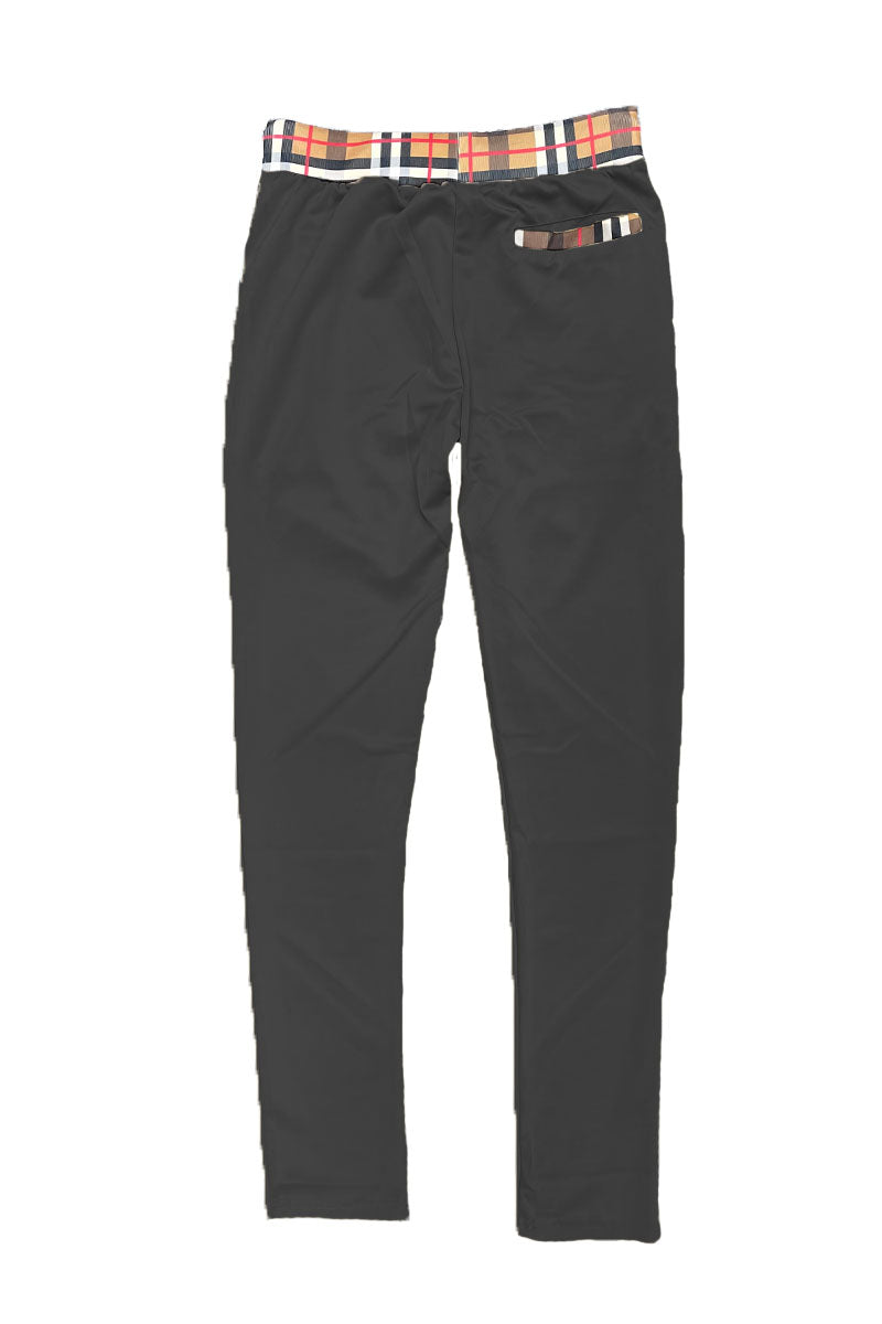 Men's Checkered Polo & Pant Set