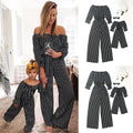 Family Matching Striped Dress Set – Mom & Kids